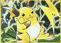 LT. SURGE'S RAICHU 2000 Pokemon Gym Challenge 1st Edition Holo Swirl #11 - PSA 9 - Image 3