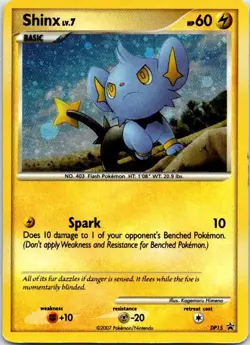 Pokemon TCG Diamond and Pearl Promos Shinx #DP15 Holo - Image 1