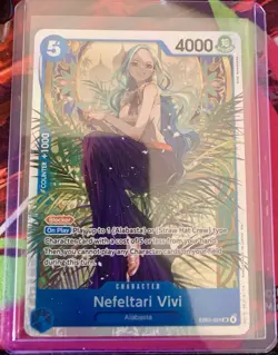 One Piece Card Game TCG - Nefeltari Vivi SR EB03-024 English Holo - Image 1