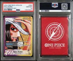2024 One Piece - Nico Robin OP09-062 Leader Alt Art - English PSA 10 - Image 2