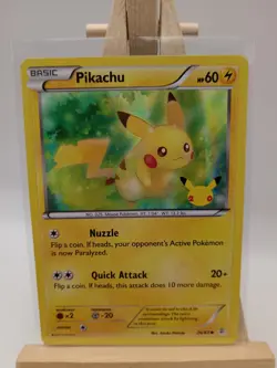 Pokemon Pikachu Holo Card 26/83 Pokemon 20th Anniversary Edition Near Mint / M - Image 1