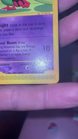 Pokemon Card Natu 80/144 Common Non Holo Skyridge Base Set e series nm/lp - Image 2