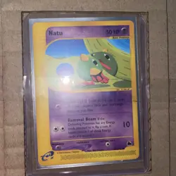 Pokemon Card Natu 80/144 Common Non Holo Skyridge Base Set e series nm/lp - Image 4