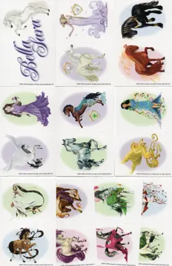Bella Sara CCG - Bella's Ball - Complete 55 Card Non-Foil Set + Sticker Set - Image 2