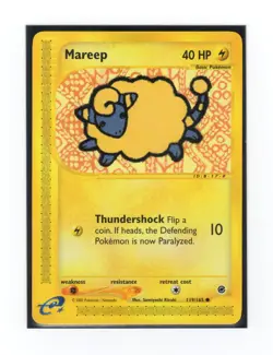 Mareep 119/165 Common Pokemon Card Expedition Base Set 2002 EB9 - Image 1