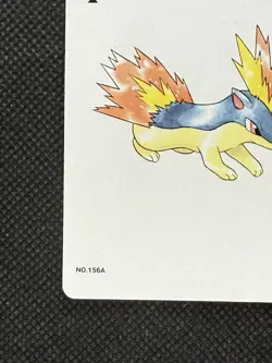 Pokemon Quilava 7 of Clubs Gold Deck Ho-oh Playing Card Poker Nintendo EX - Image 5