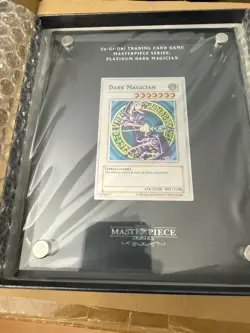 Yugioh Trading Card Game Platinum Dark Magician Masterpiece Series #0885/1000 - Image 1