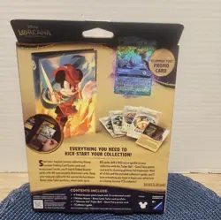 Fabled Disney Lorcana Collection Starter Set with Glimmer foil promo card. - Image 2