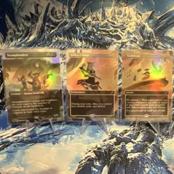 Mtg Foil Card Lot Appa Katara Sokka Fire Nation Turret Swampbenders - Image 3