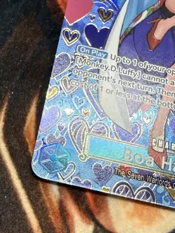 One Piece Card Game Boa Hancock OP07-051 Super Rare SP English Edition - Image 5