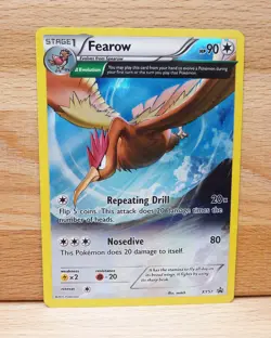 Pokemon Card TCG Fearow XY57 XY Black Star Promo 2015 Full Art Holo NM - Image 1
