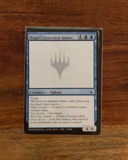 MagicConsecrated Sphinx Unknown Event Playtest Card - MTG MagicCon Atlanta 2025 - Image 1