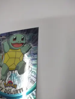 MINT 2000 Topps Chrome Pokemon Cards - Series 1 - Squirtle #07 cute Starter - Image 3