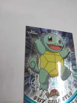MINT 2000 Topps Chrome Pokemon Cards - Series 1 - Squirtle #07 cute Starter - Image 4