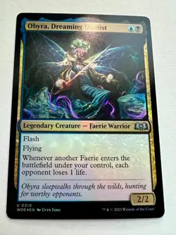 Obyra, Dreaming Duelist Wilds of Eldraine Foil Legendary Creature - Image 1