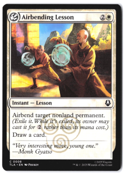 Airbending Lesson 8 MTG Avatar TLA NM - Image 1