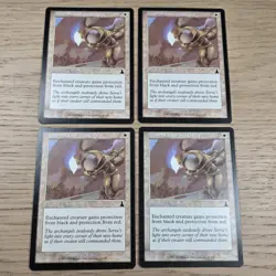 4x Mask of Law and Grace Playset LP Urza's Destiny MTG - Image 1