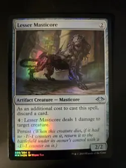 Lesser Masticore NM FOIL Modern Horizons 1 MTG FREE SHIPPING - Image 1