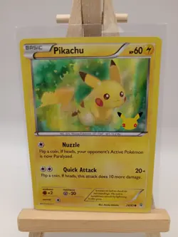 Pokemon Pikachu Holo Card 26/83 Pokemon 20th Anniversary Edition Near Mint / M - Image 1