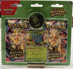 Pokemon Mega Evolution Ascended Heroes 2-Pack Blister Erika (Factory Sealed) - Image 1