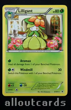 2011 Pokemon Noble Victories Lilligant 5/101 NM/M - Image 1