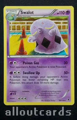 2014 Pokemon Phantom Forces Swalot 38/119 NM/M - Image 1