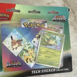 Pokemon Scarlet & Violet Prismatic Evolutions Pack - Leafeon, Sylveon, Glaceon - Image 3