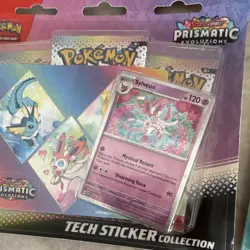 Pokemon Scarlet & Violet Prismatic Evolutions Pack - Leafeon, Sylveon, Glaceon - Image 4