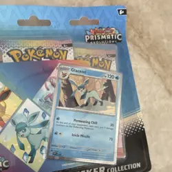 Pokemon Scarlet & Violet Prismatic Evolutions Pack - Leafeon, Sylveon, Glaceon - Image 5