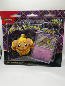 2x Pokemon TCG: Paldean Fates Tech Sticker Collection (6 Total Packs!) Sealed - Image 2