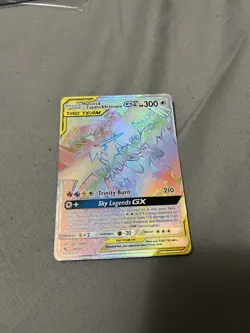 Moltres Zapdos Articuno GX 69/68 NM Hidden Fates Secret Rainbow Rare Pokemon - Image 1