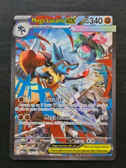 Mega Lucario ex 179/132 - Pokemon Mega Evolution Special Illustration - Image 1