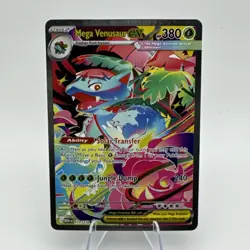 2025 POKEMON MEGA EVOLUTION SIR MEGA VENUSAUR EX 177/132 NM - Image 1