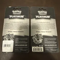 2 Pokemon TCG Platinum Base Set Blister Booster Pack Factory Sealed Dialga Art - Image 2