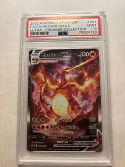 2022 Pokemon SWSH BSP FA/Charizard VMAX Ultra-Premium Collection PSA 9 - Image 1