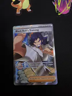 Black Belt's Training 255/217 ASC Holo Full Art Rare Pokemon TCG (English) - Image 1