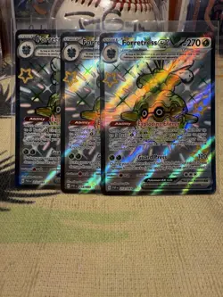 Forretress ex 212/091 Lot 3 SV: Paldean Fates Holo Pokemon TCG - Image 1