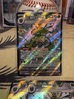 Forretress ex 212/091 Lot 3 SV: Paldean Fates Holo Pokemon TCG - Image 3