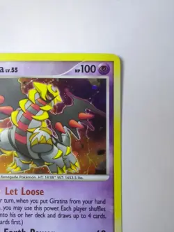 Giratina Lv.55 9/127 Holo Rare VLP | Vintage Pokemon Platinum 2009 - Image 2