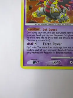 Giratina Lv.55 9/127 Holo Rare VLP | Vintage Pokemon Platinum 2009 - Image 4