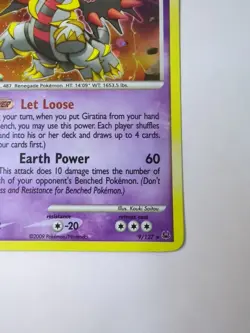 Giratina Lv.55 9/127 Holo Rare VLP | Vintage Pokemon Platinum 2009 - Image 5