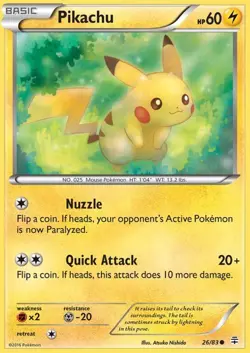 4x Lightly Played Pikachu - 26/83 - Common Pokemon Generations - Image 1