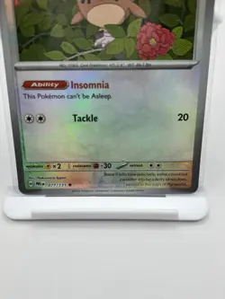 Pokemon TCG Hoothoot Master Ball Reverse Holo 077/131 Prismatic Evolutions NM - Image 3