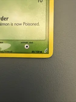 Pokemon TCG Bulbasaur EX Crystal Guardians 45/100 - MINT CONDITION - Image 5