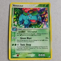 Pokemon TCG Venusaur EX Crystal Guardians 28/100 Holo Exclusive Cosmos Holo Rare - Image 1
