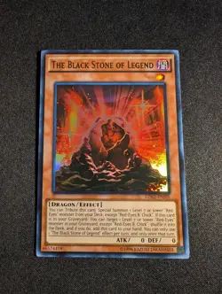 Yugioh - The Black Stone of Legend LDK2-ENJ05 Unlimited Ultra Rare NM - Image 1