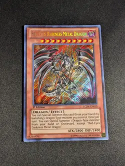 Yugioh - Red-Eyes Darkness Metal Dragon LCJW-EN050 1st Secret Rare LP - Image 1
