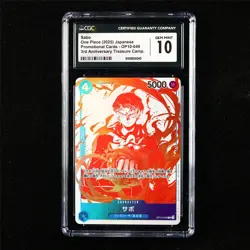 CGC 10 GEM MINT 2025 One Piece JPN Sabo OP10-049 R - Image 1
