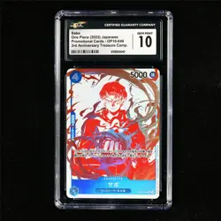 CGC 10 GEM MINT 2025 One Piece JPN Sabo OP10-049 R - Image 2