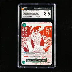 CGC 8.5 NM/MINT+ 2025 One Piece JPN Go All Out from the Very Start!!! OP13-040 R - Image 2